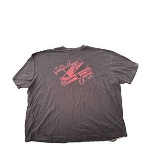 Sean John‎ Graphic Tee-shirt Black T- Shirt 4XB Comfortable Fit Big & Tall Y2K